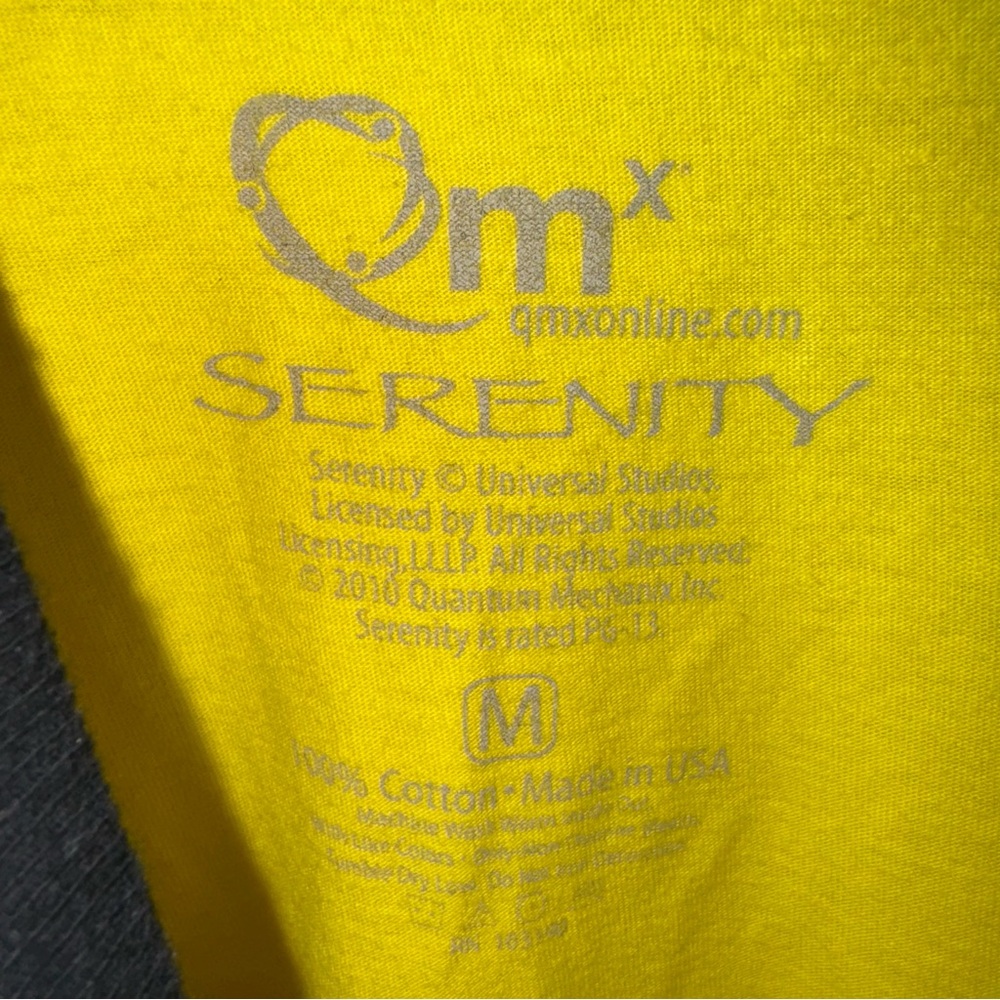 QMX Serenity Firefly Troublemaker Jayne T Shirt Size M - Picture 4 of 5